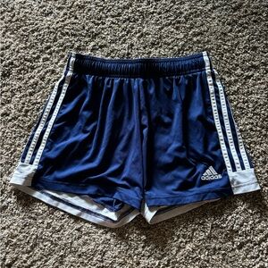 Adidas shorts size Small navy blue